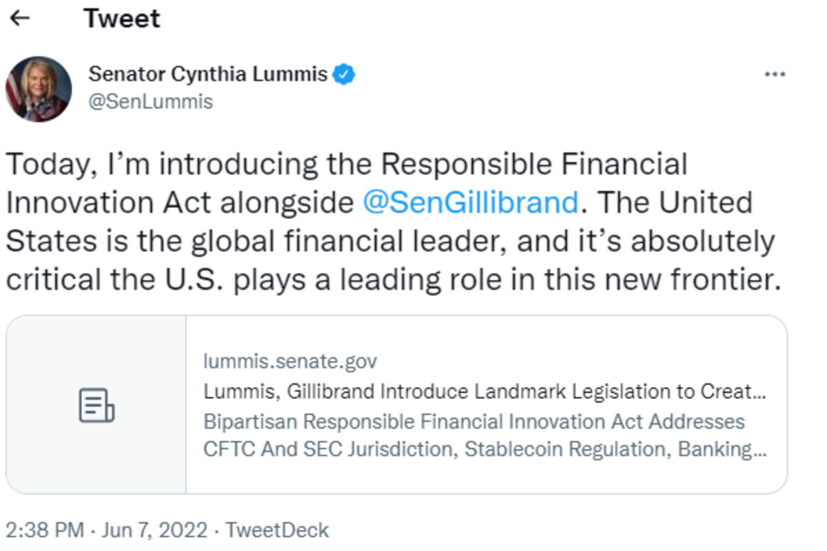 responsible financial innovation act to regulate crypto